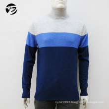 Color matching turtleneck mens knit sweater new winter man sweaters